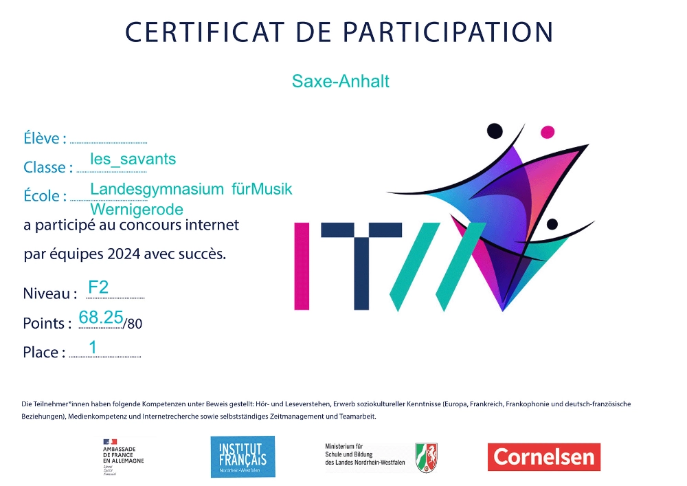 Internetteamwettbewerb